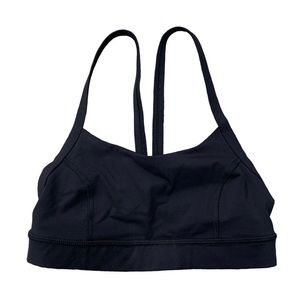 Black lululemon sports bra size 2